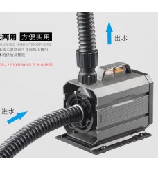 Aquarium water pump clearance external